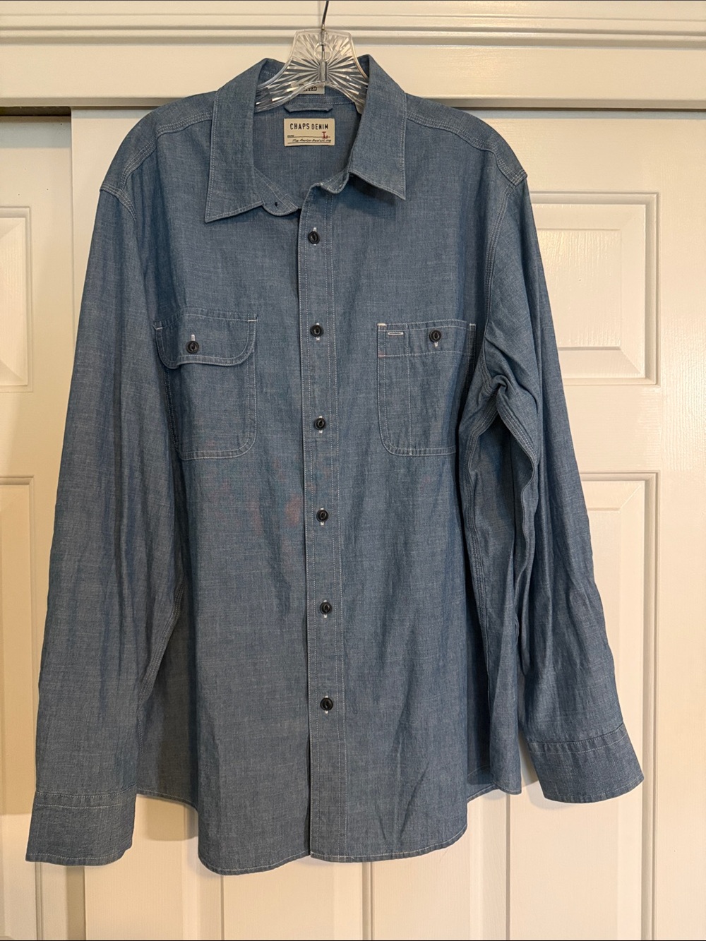 Vintage Chaps Denim Men’s Chambray Shirt